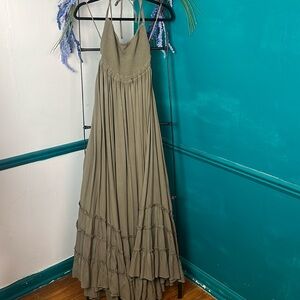 Free People Olive Maxi Dress